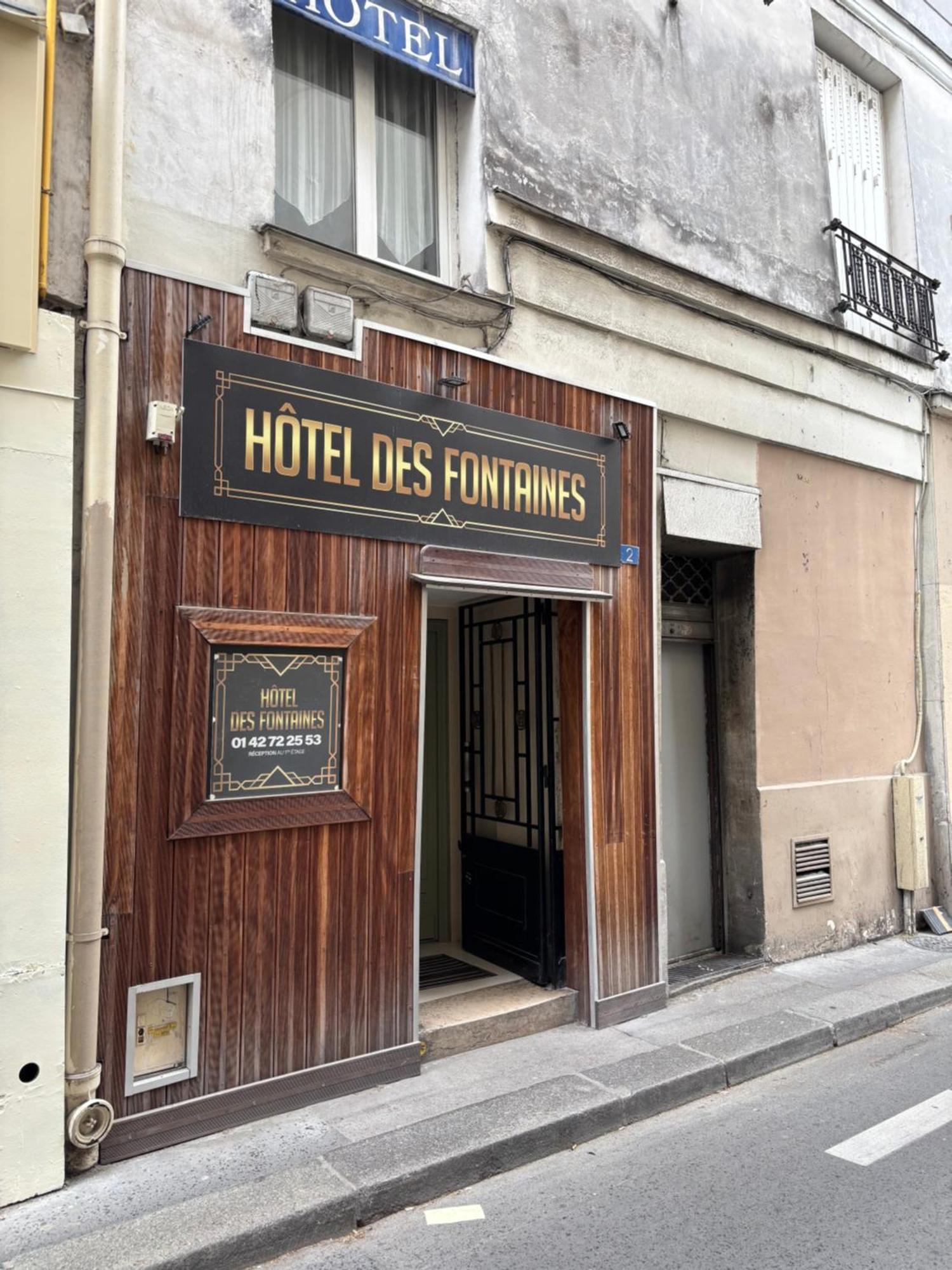 Hotel Des Fontaines Paryż Zewnętrze zdjęcie